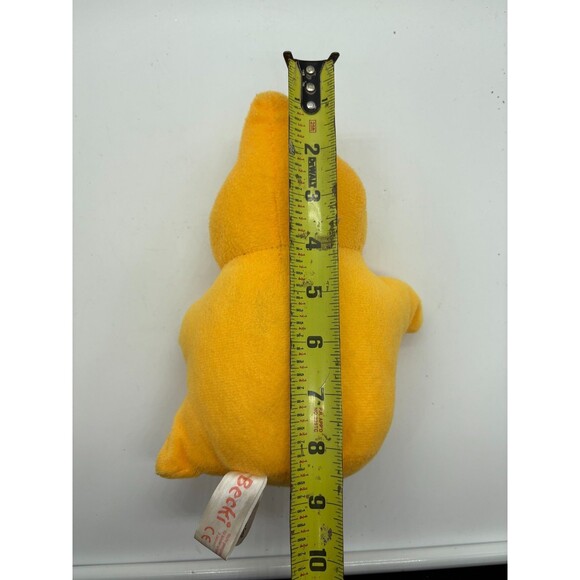 Becki Yellow Ghost Plush Soft Stuffed Toy Doll Vintage Collectible 8" - Picture 3 of 4
